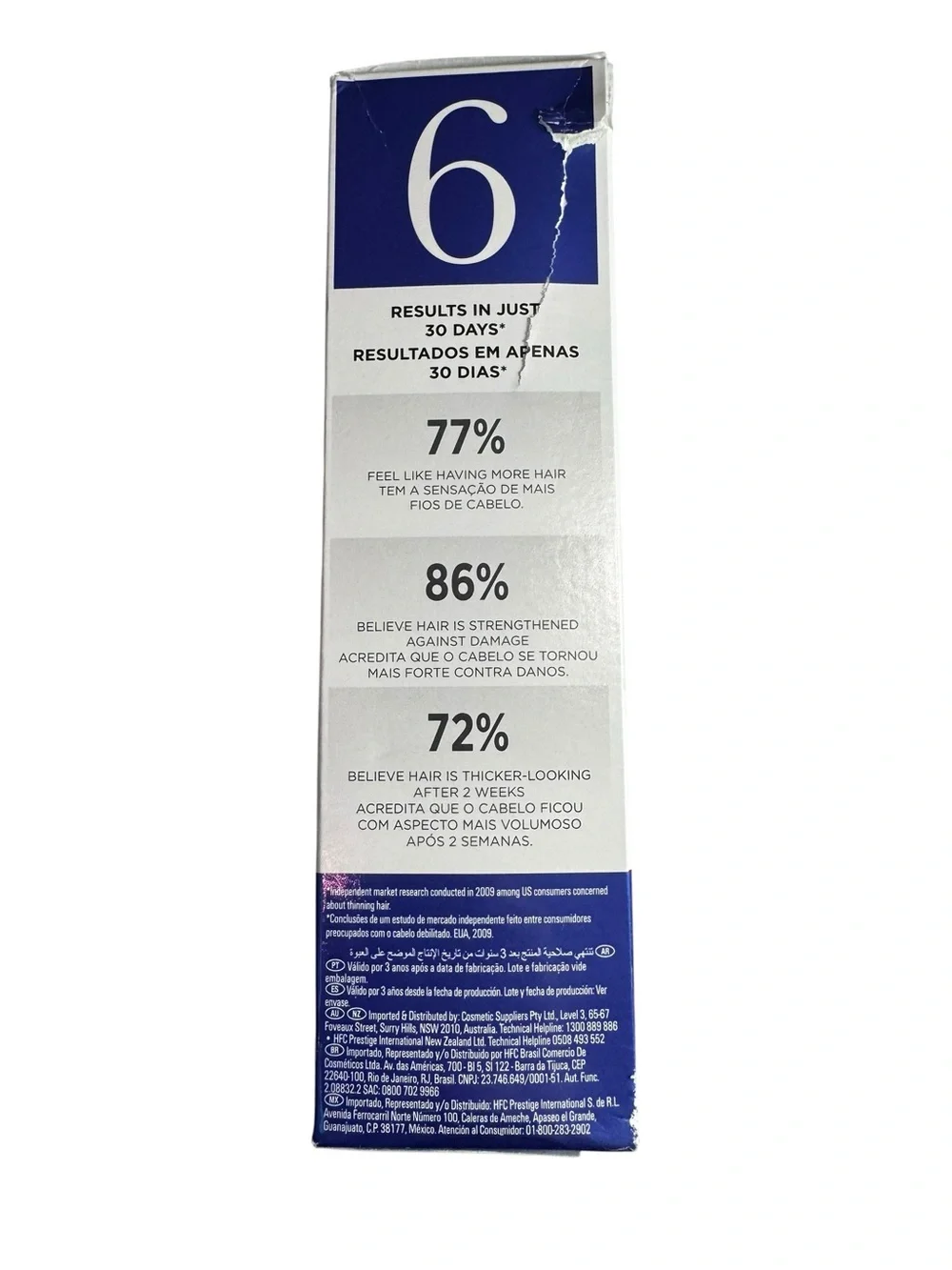 NIOXIN System 6 Hair Care Kit Color Safe Progressed Thinning NEW Sealed